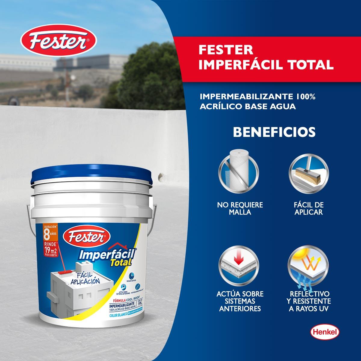 Impermeabilizante Fester Imperf Cil Total A Os Blanco L The Home