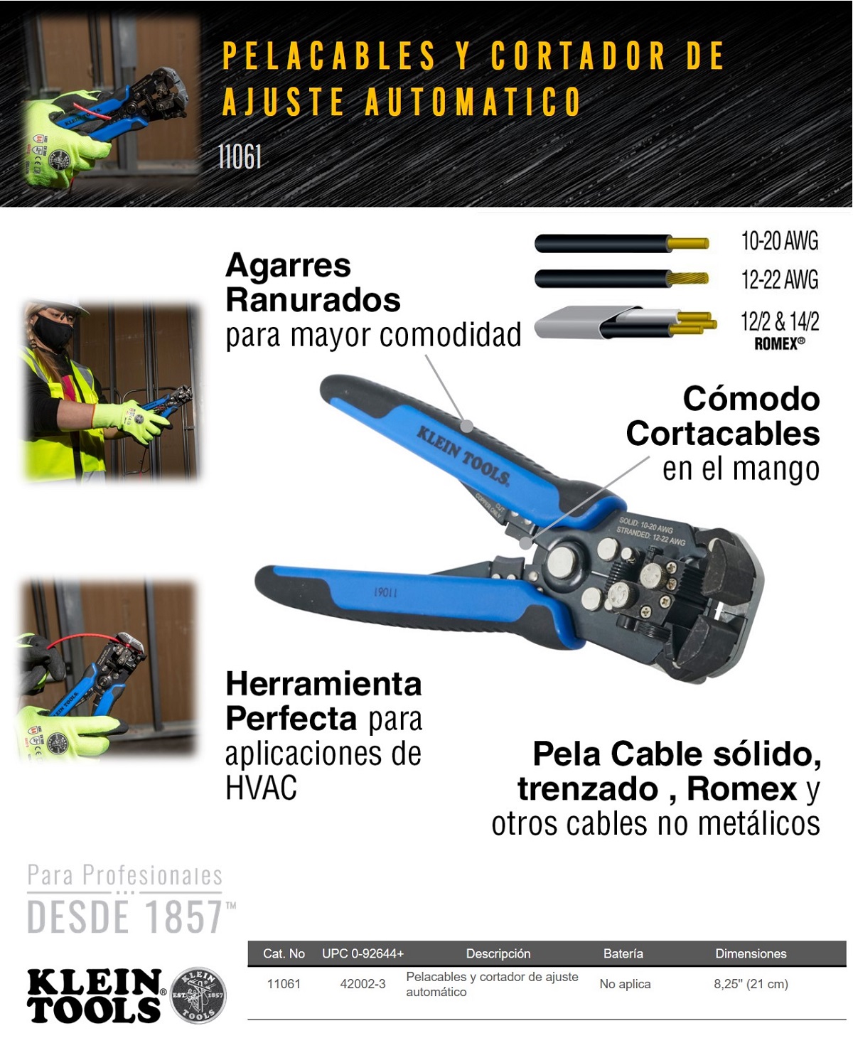 Pinzas Pelacables De Ajuste Autom Tico Awg Az The Home Depot M Xico