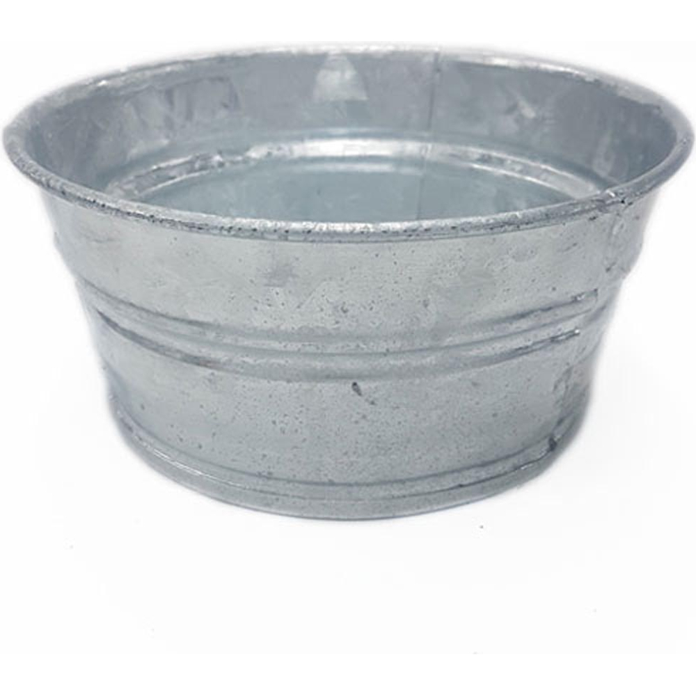 MACETA VINTAGE CHICA DE LAMINA GALVANIZADA CUBASA The Home Depot México