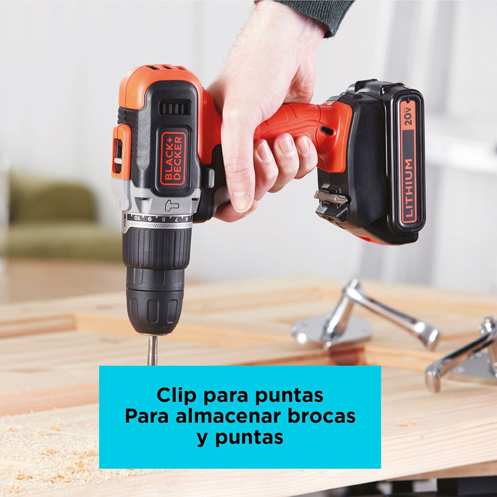 Taladro Atornillador De Impacto Black Decker De Pulgada Watts