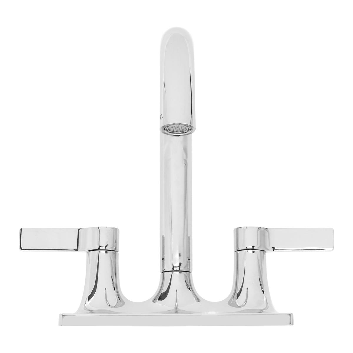 Llave Mezcladora Para Lavabo Duomando X X Cm Metal The