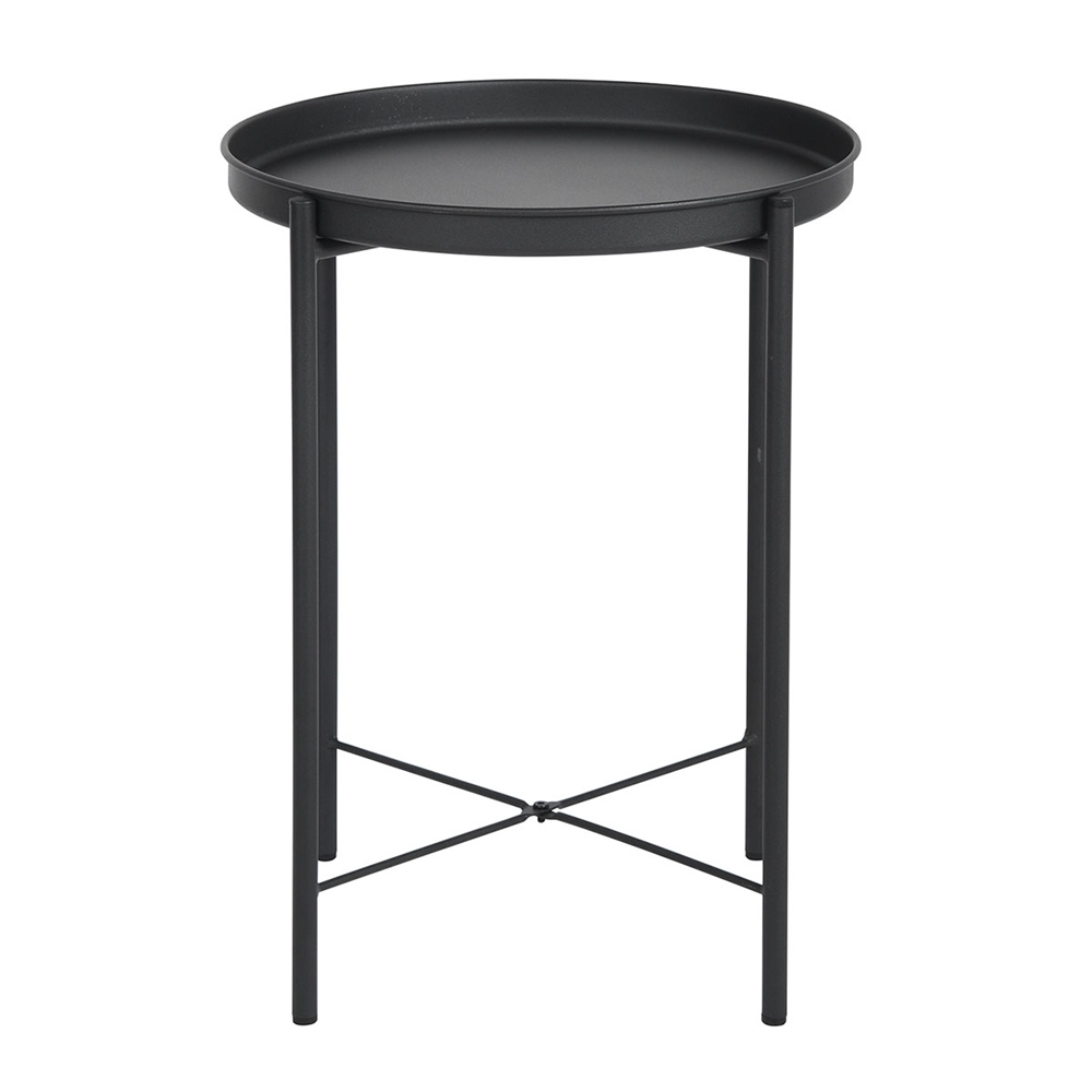 Mesa Auxiliar De Metal X Cm Negro The Home Depot M Xico