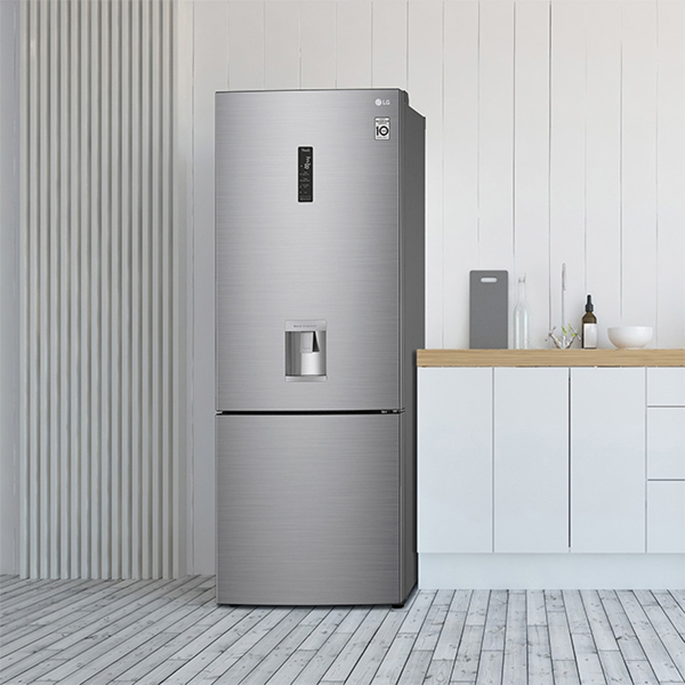 REFRIGERADOR LG CONGELADOR INFERIOR SMART INVERTER CON WIFI THINQ 17