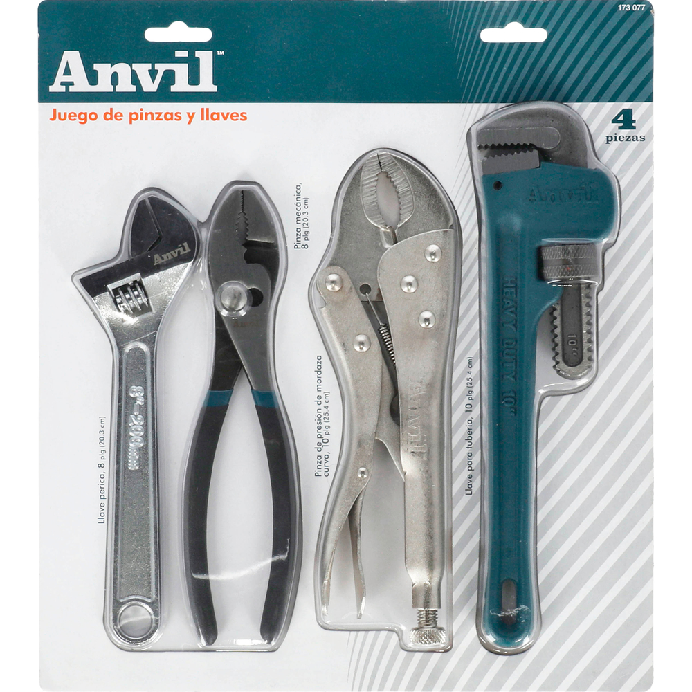 Juego De Llaves Y Pinzas Metal Anvil Piezas The Home Depot M Xico