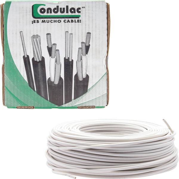 CABLE THW LS 10 AWG BLANCO 100 M CONDULAC The Home Depot México