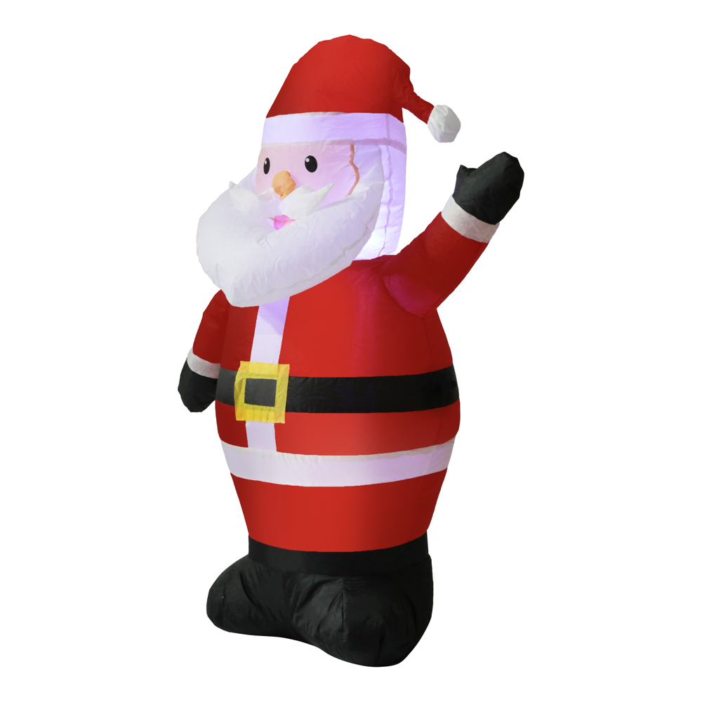 INFLABLE NAVIDEÑO ILUMINADO 1 M X 79 X 31 CM SANTA CLAUS The Home