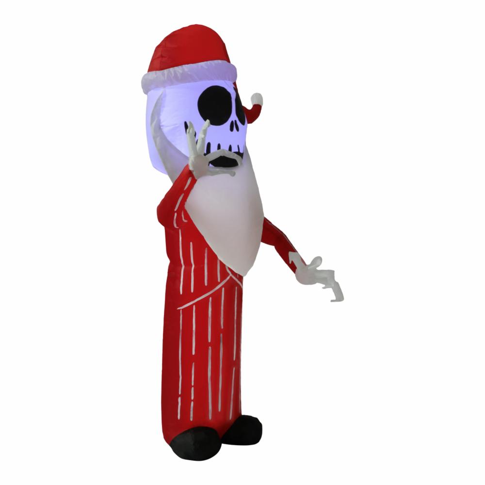 INFLABLE NAVIDEÑO ILUMINADO 1 22 M X 37 X 22 CM JACK SKELLINGTON SANTA