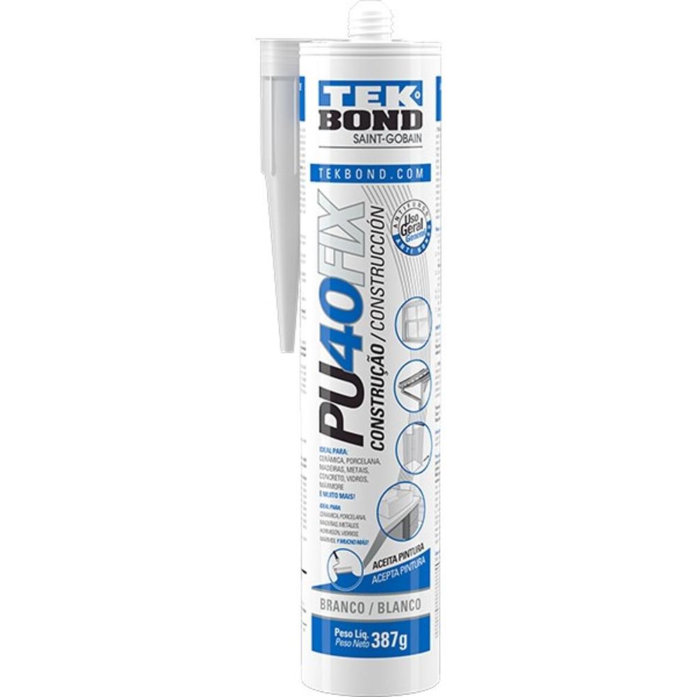 Sellador Poliuretano Pu Fix Tekbond Cartucho Blanco Ml The Home