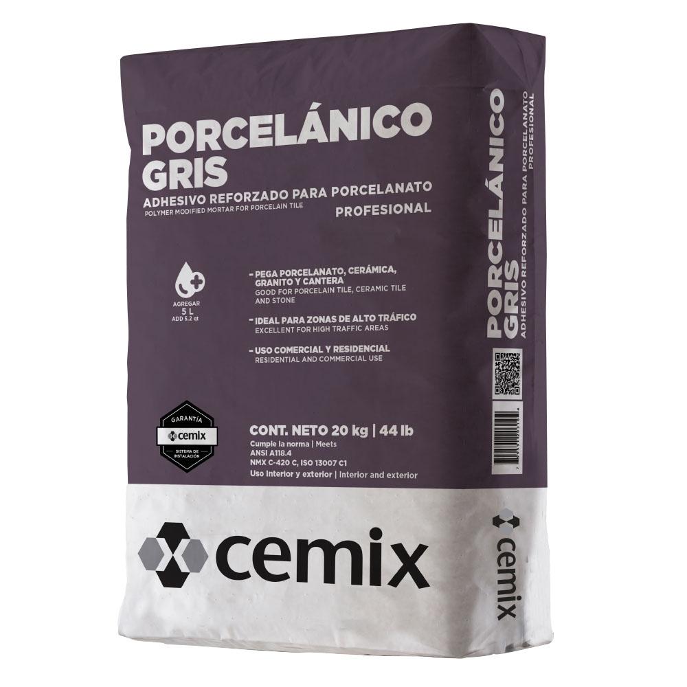 Cemix Adhesivo Porcelanico Gris Kg The Home Depot M Xico