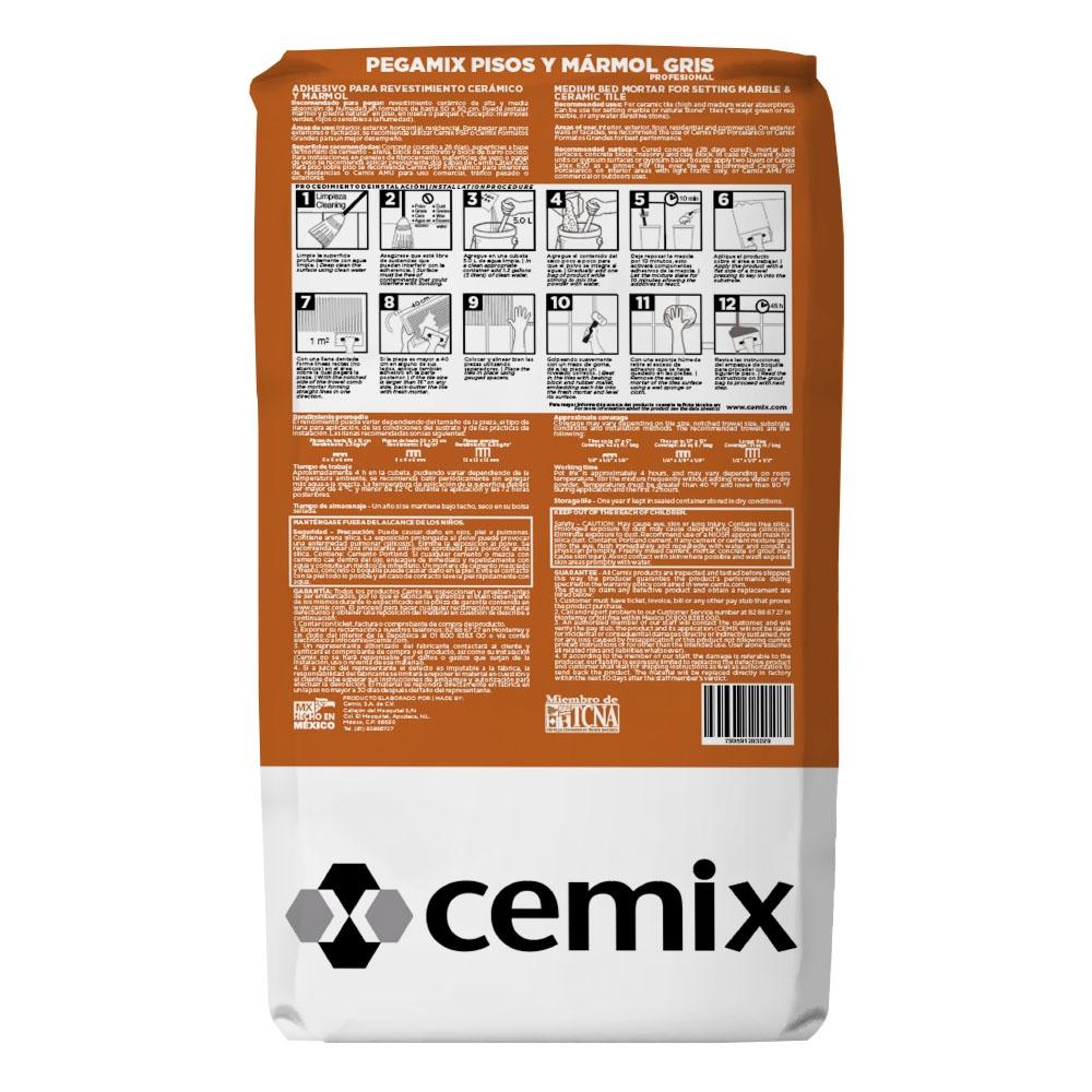 Pegamix Pisos Y Marmol Gris Kg The Home Depot M Xico