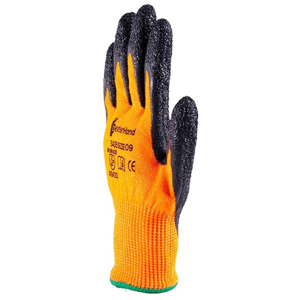 Guante Anticorte Con Latex Rugoso Naranja The Home Depot M Xico