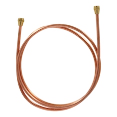 Tubo Flexible Para Gas Natural O Lp X Cm Bronce Coflex The