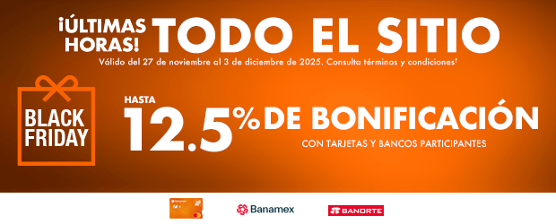 ¡Últimas horas! Hasta 12.5% de bonificación con tarjetas y bancos participantes