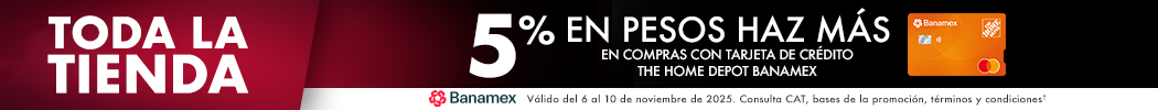 Toda la tienda - 5% en pesos haz más
