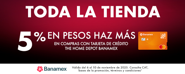 Toda la tienda - 5% en pesos haz más