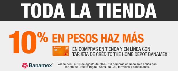Toda la tienda - 10% en pesos haz más