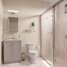 BAÑO CON REGADERA SONOMA