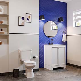 BAÑO MODERNO ÍNDIGO