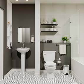 BAÑO CON TINA MAGNOLIA