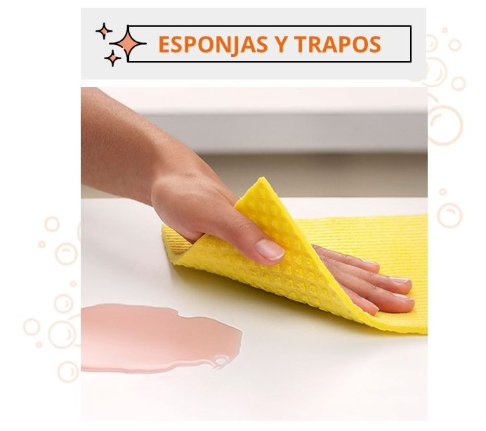 Cómo limpiar esponjas y trapos