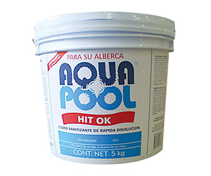 Cloro sanitizante de rápida disolución Aqua Pool