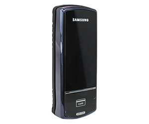 Cerrojo digital de entrada negra Samsung