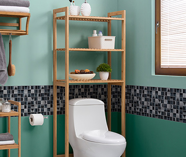 20 Ideas para organizar tu baño con cajas de madera