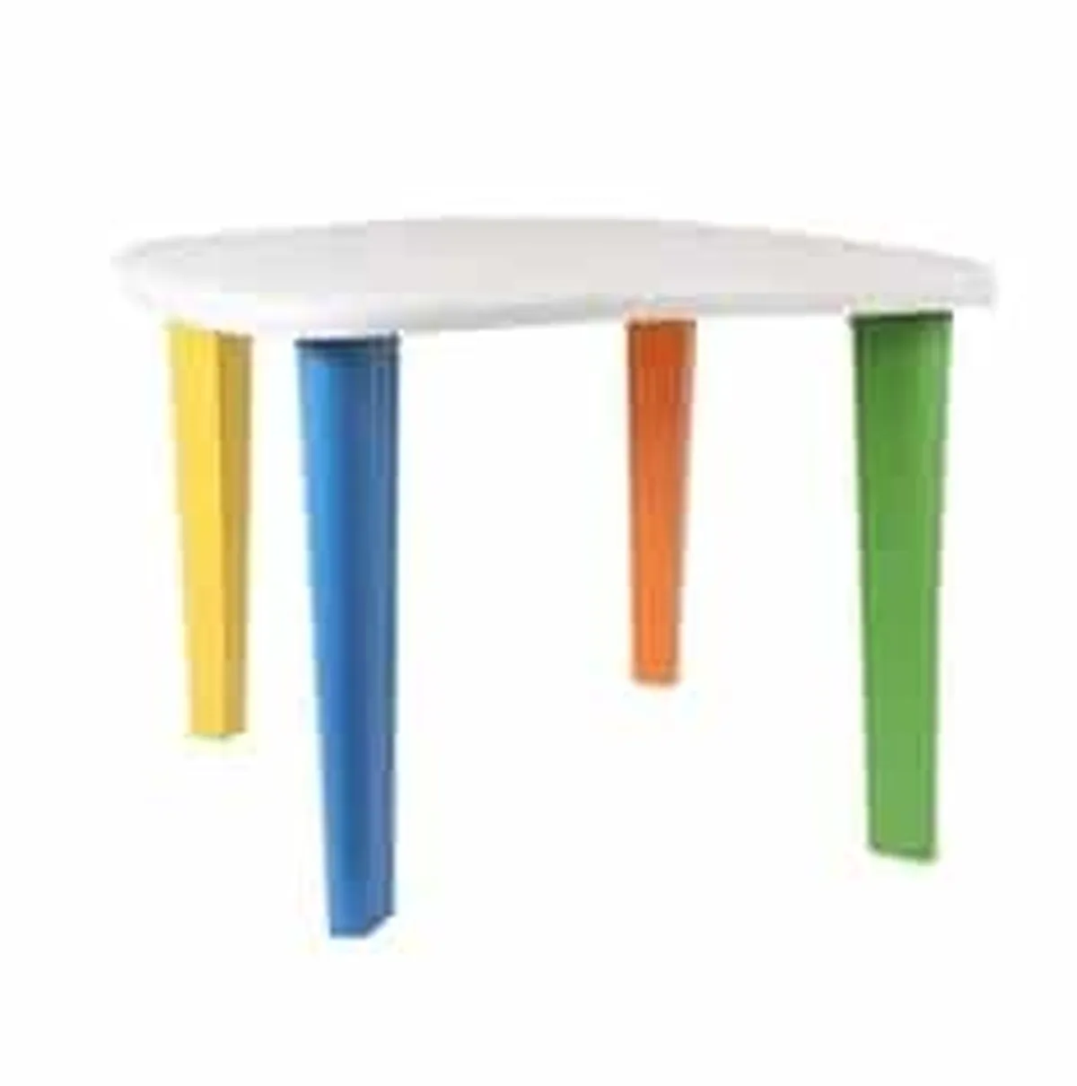mesa infantil de resina