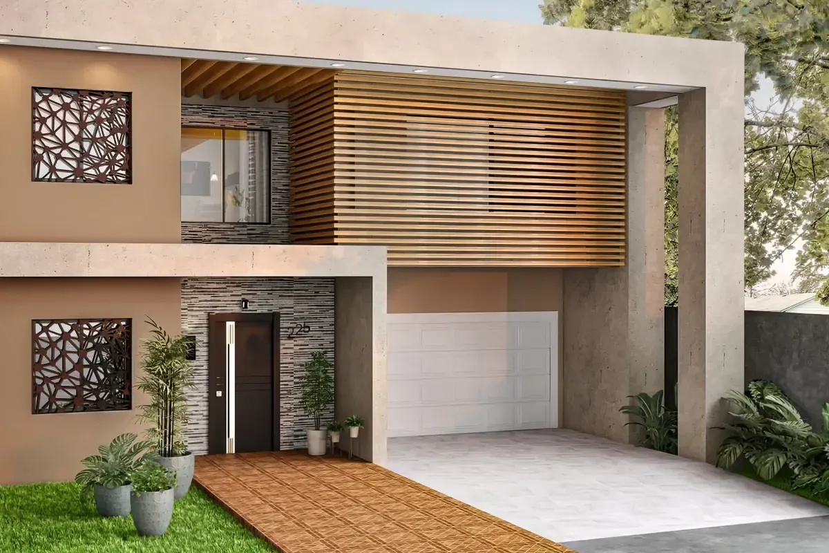 Fachada de una casa