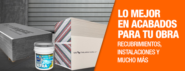 Lo mejor en acabados para tu obra