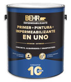 Pintura con sellador e impermeabilizante