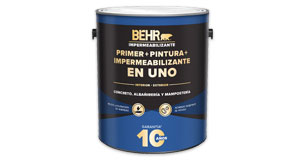 Pintura con sellador e impermeabilizante