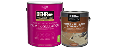 Primer / Sellador - Asegura la adherencia de la pintura para obtener un acabado más duradero y con mejor apariencia