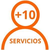 Más de 10 servicios