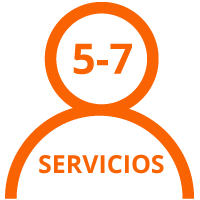 De 5 a 7 servicios