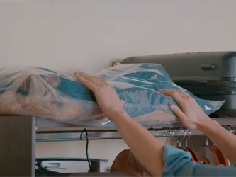 Bolsas para ahorrar espacio