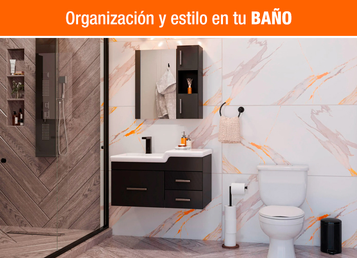 Organización y estilo en tu baño