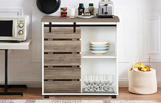 Bufeteras y vitrinas