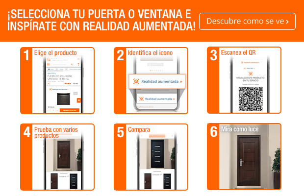 ¡Selecciona tu puerta o ventana e inspírate con realidad aumentada!
