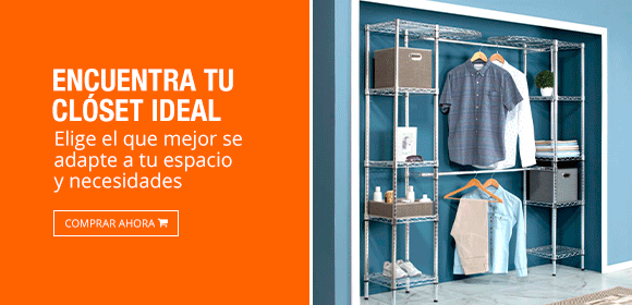 Encuentra tu clóset ideal - Elige el que mejor se adapte a tu espacio y necesidades