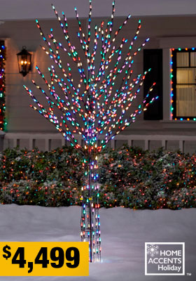 Árbol multicolor 2.4 m