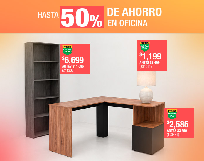 Hasta 50% de ahorro en  Oficina