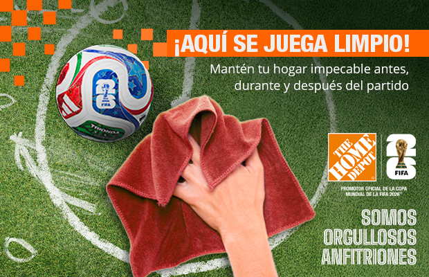 Aquí se juega limpio - Mantén tu hogar implecable antes, durante y después del partido
