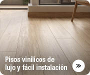 Pisos vinílicos de lujo y fácil instalación