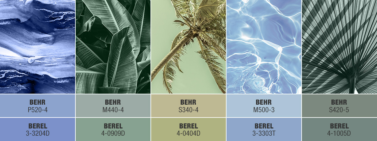 Tendencias del Color - Paleta Oasis