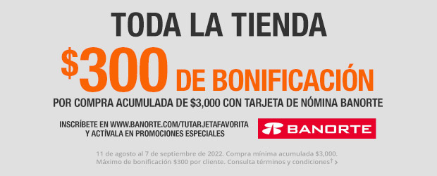 Promociones bancarias BANORTE $300 de bonificación