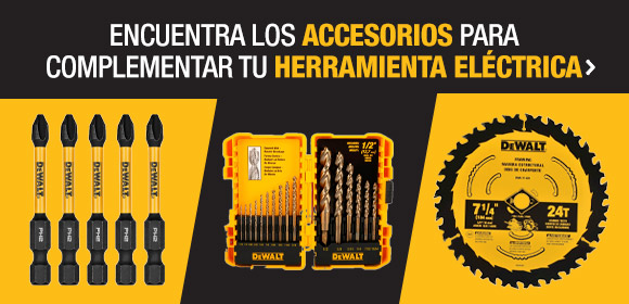 Encuentra los accesorios para complementar tu herramienta eléctrica