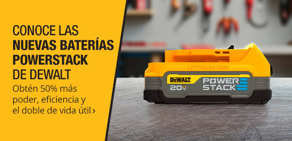 Conoce las nuevas baterías Powerstack de DeWalt