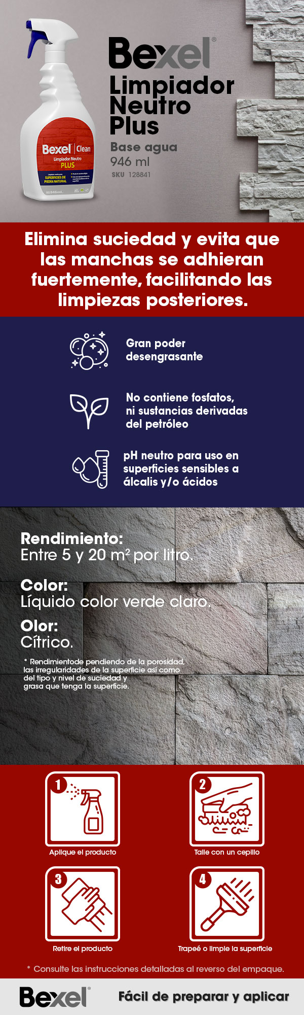 Limpiador Neutro Plus Bexel