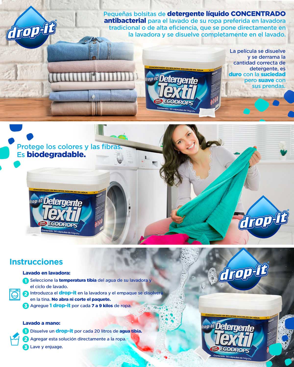 Detergente Textil Drop It